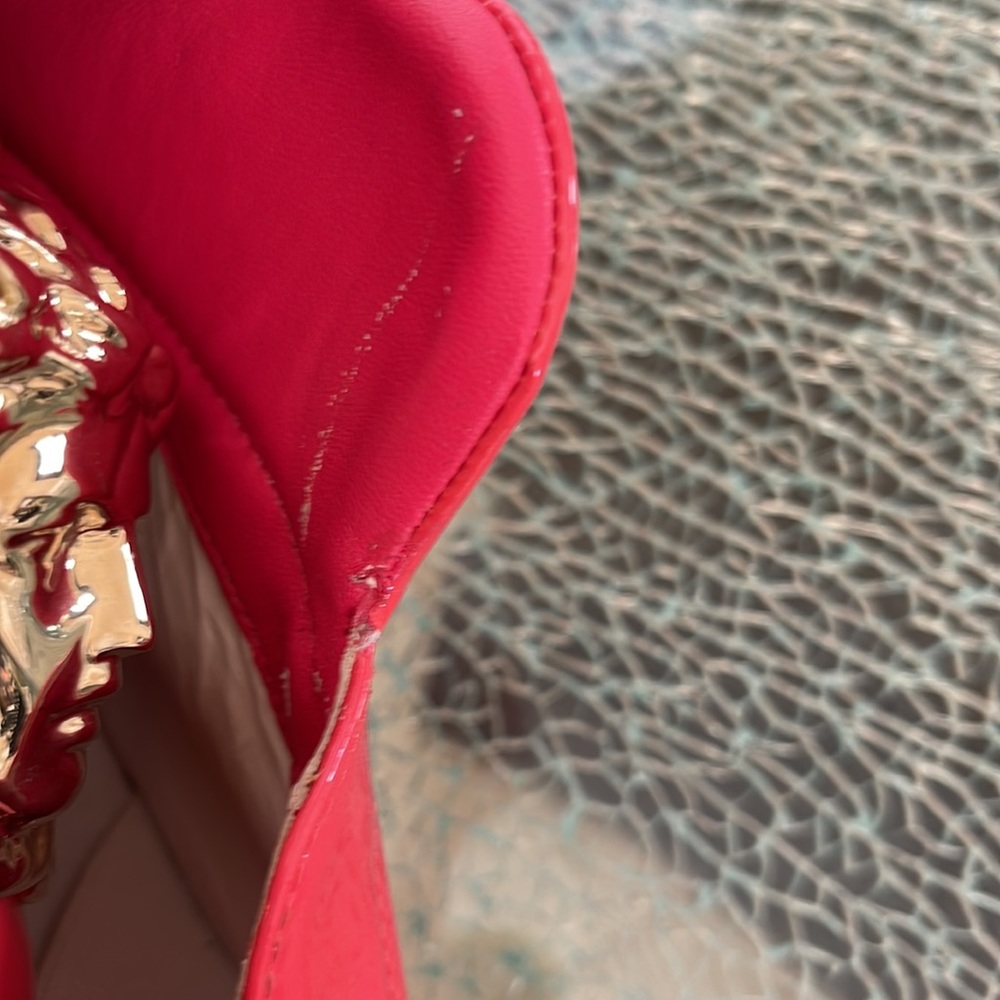 VERSACE Pink Patent Leather Sneakers - Picture 13 of 13